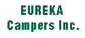 Eureka Campers website