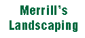 Merrill's Landscaping Business Card