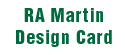 RA Martin Design Business Card